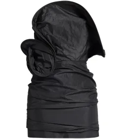 Magda Butrym Sculptural Rose Mini Dress Black Size 8 for rent on The Volte - image 5