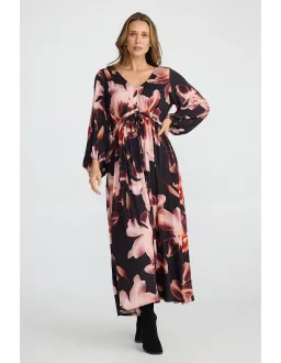 Brave + True Sunshine Midi Dress Night Orchid Size AU 12 for rent on The Volte - image 1