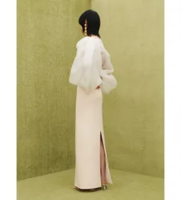 Solace London The Ziya Maxi Dress in Ivory Size 14 for rent on The Volte - image 2