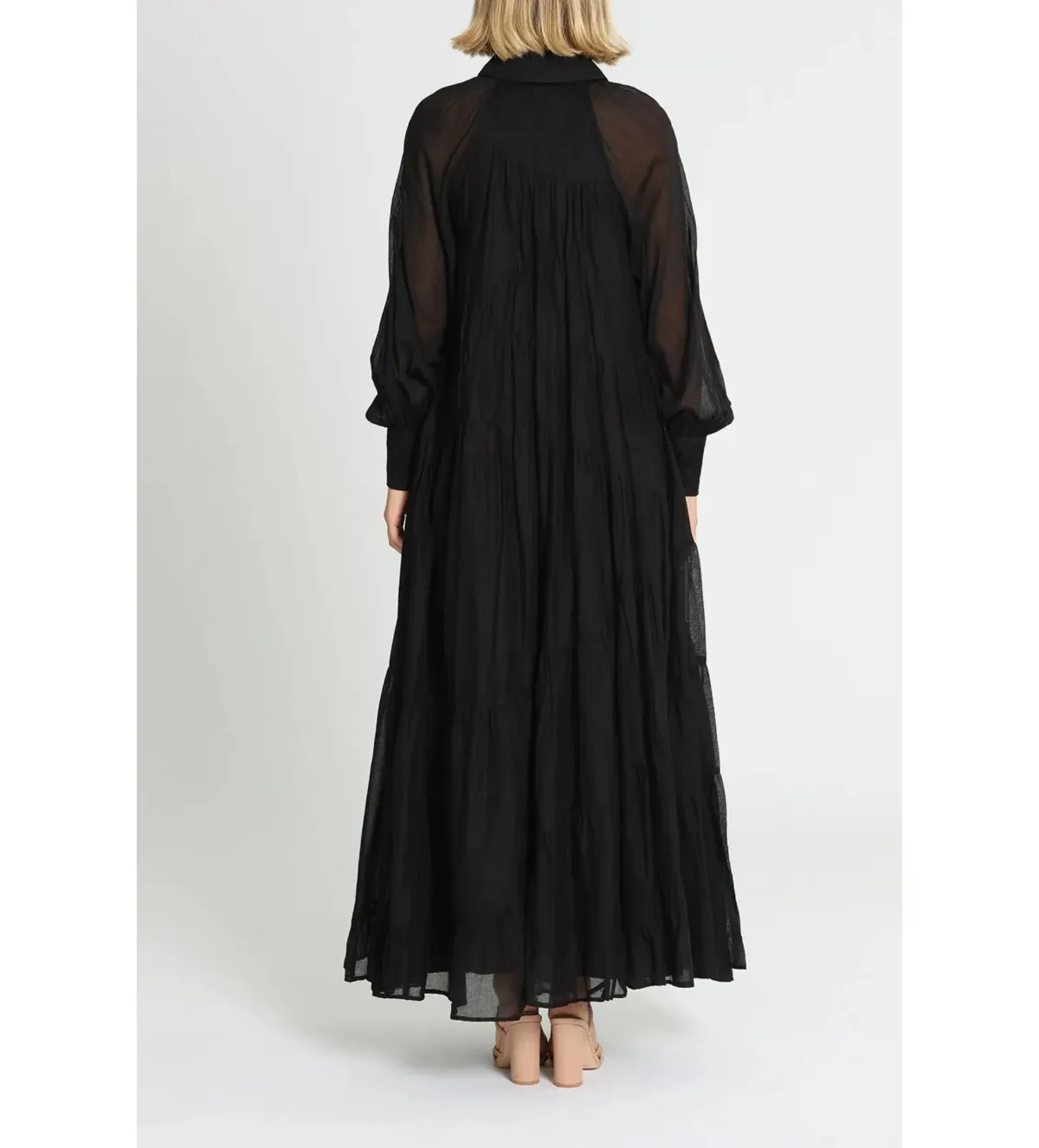 AJE Musing Smock Maxi Dress Black Size 8 - Image 2