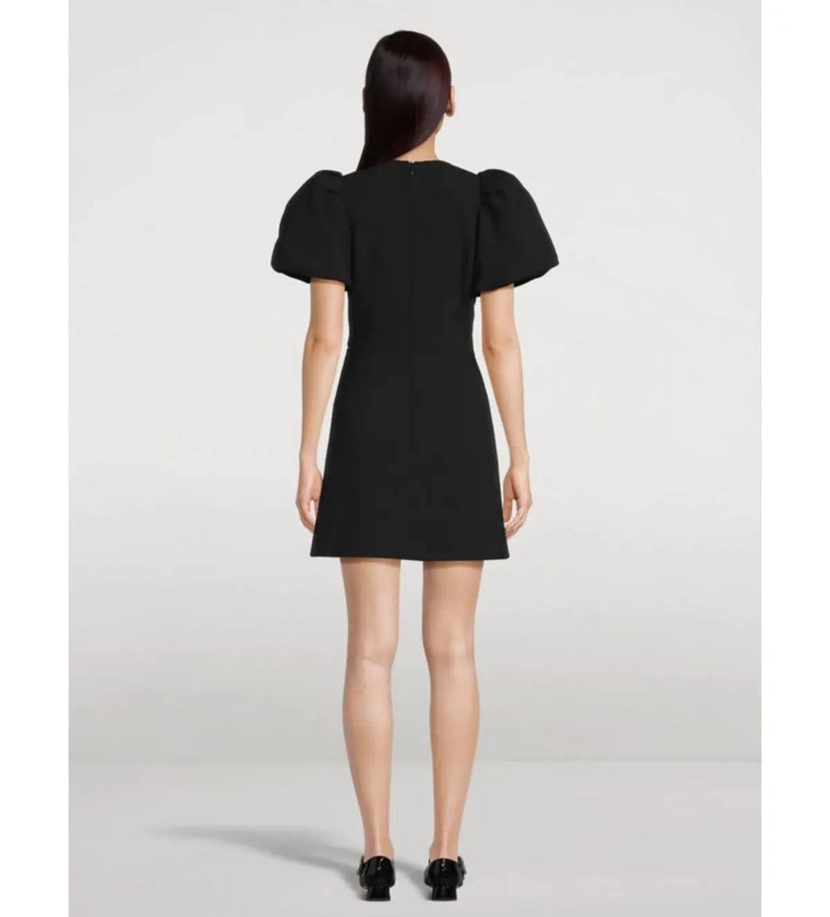 Rebecca Vallance Yvonne Bow Mini Dress in Black Size 10 - Image 2