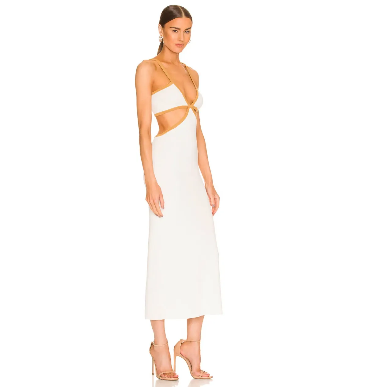 Significant Other Adi Midi Dress White Size 8 - Image 2