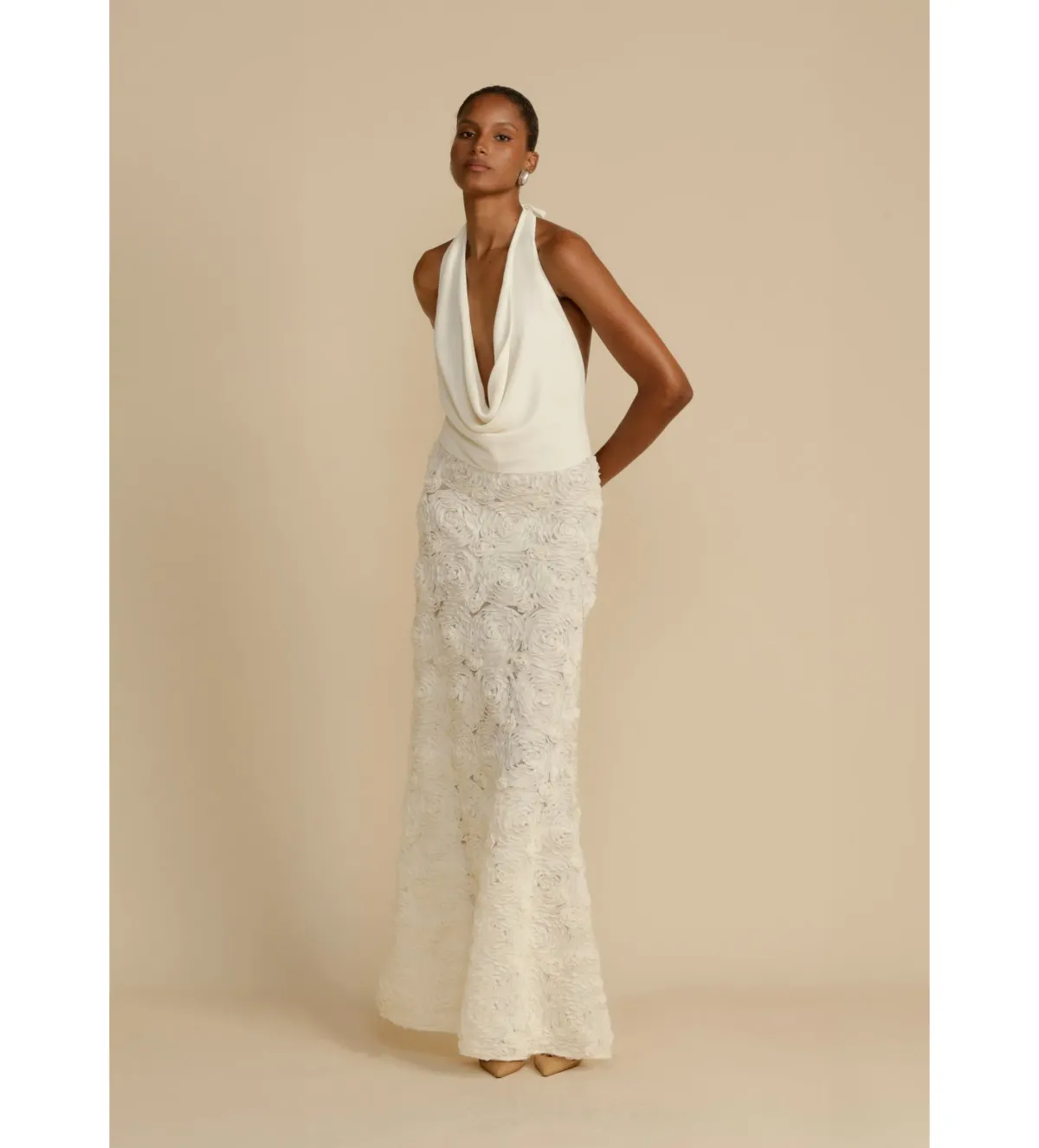 Arcina Ori Adriana Dress Ivory Size S/Au 8 - Image 1
