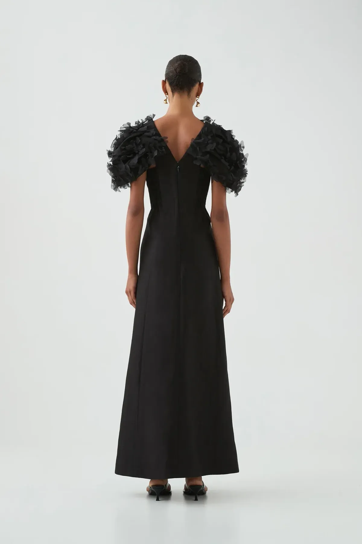 Aje Muse Maxi Dress Black Size 16 - Image 5