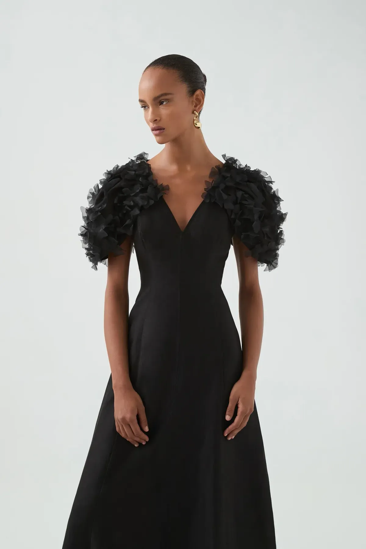 Aje Muse Maxi Dress Black Size 16 - Image 2