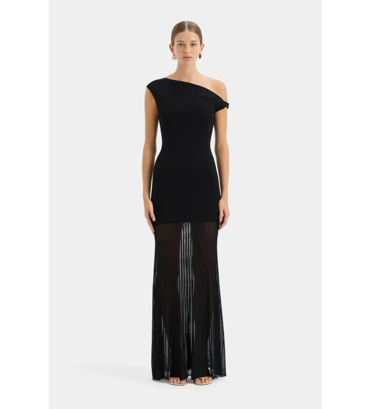 Sir The Label Indigo Twist Maxi Dress in Black  Size 4 / AU 14 - Image 1