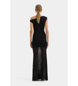 Sir The Label Indigo Twist Maxi Dress in Black  Size 4 / AU 14 for rent on The Volte - image 3