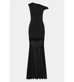 Sir The Label Indigo Twist Maxi Dress in Black  Size 4 / AU 14 for rent on The Volte - image 4