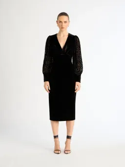 Sheike Elite  Midi Dress Black Size 12 for rent on The Volte - image 1