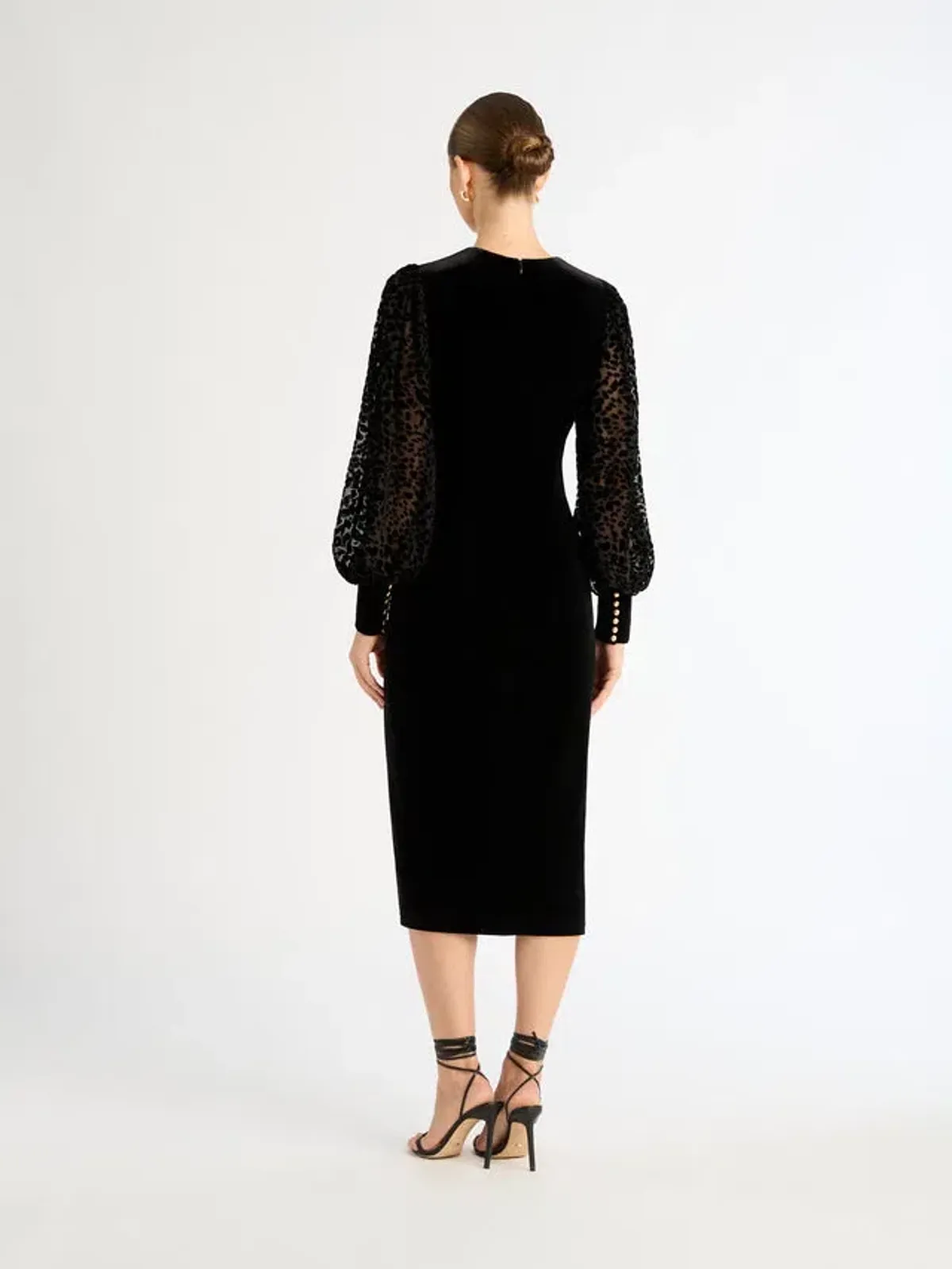 Sheike Elite  Midi Dress Black Size 12 - Image 3
