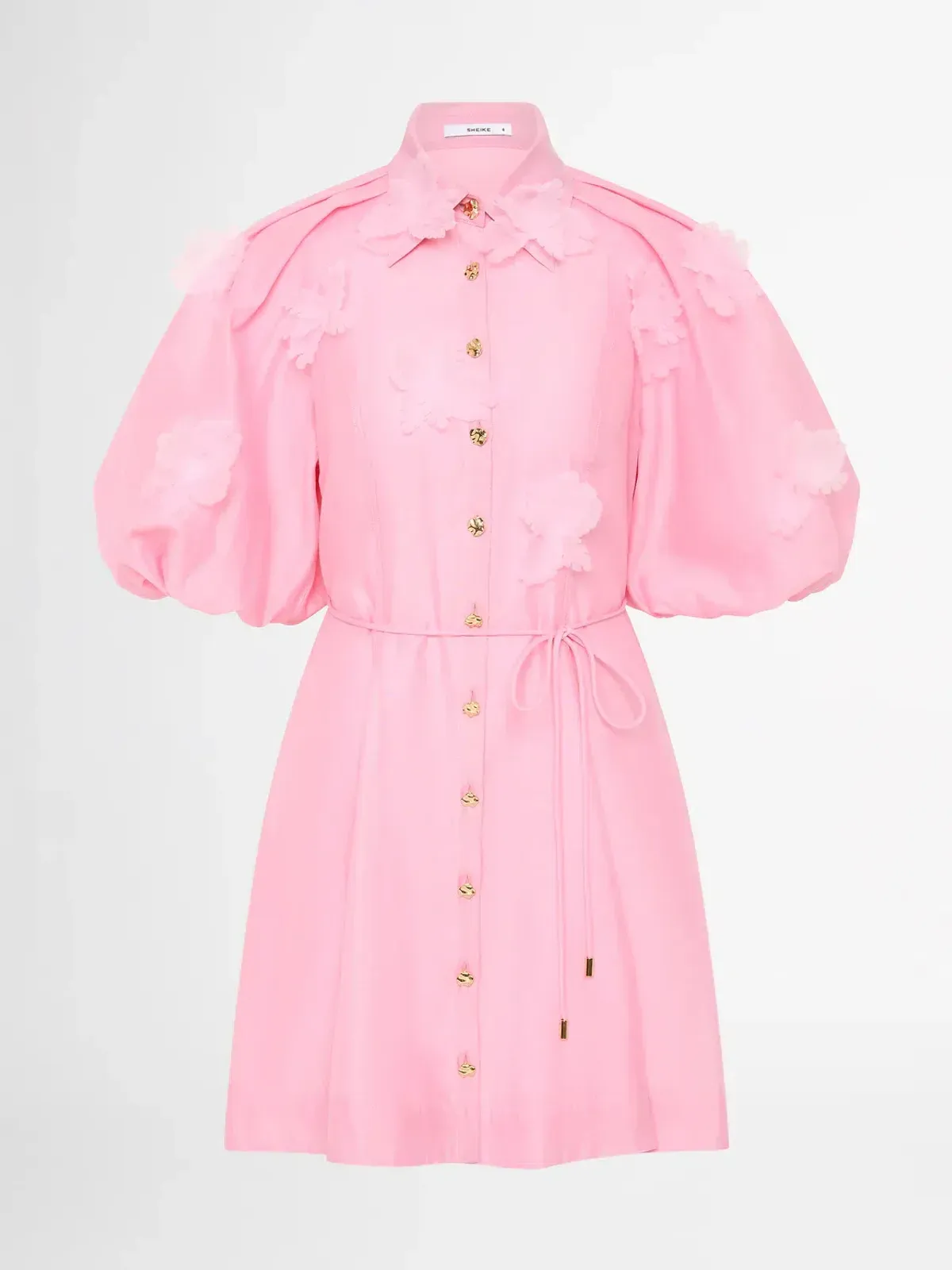Sheike Rose Garden Mini Dress in Pink Size 8 - Image 1