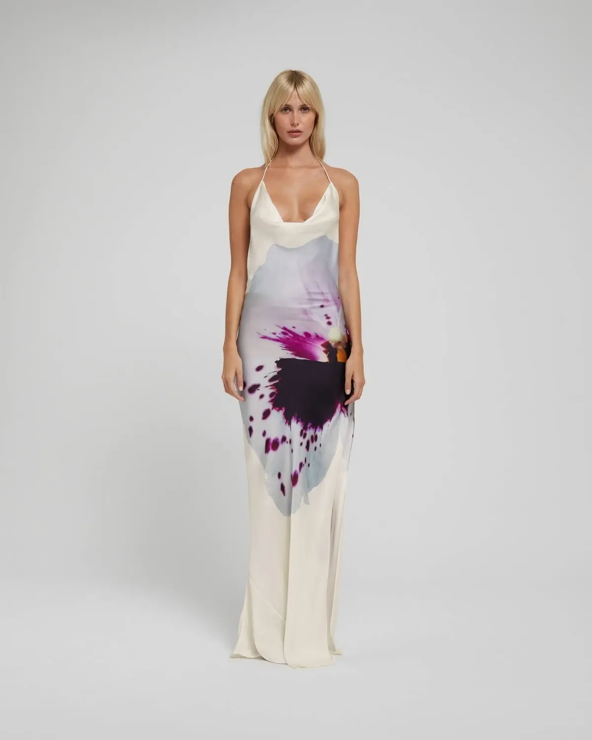 Rat & Boa Angelina Maxi Dress Iris Print Size XS / AU 6 - Image 3