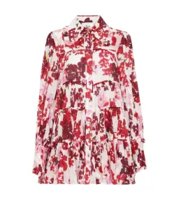 Aje Wilderness Smock Dress in Multi Size AU 6  for rent on The Volte - image 3