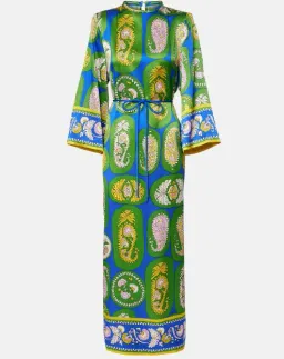 Alemais Printed Silk Maxi Dress My Theresa Exclusive Size 16 for rent on The Volte - image 2