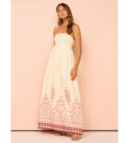 Hansen & Gretel Akacia Maxi Dress Cream Empress In Size 8/S for rent on The Volte - image 2