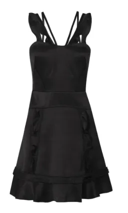 Camilla and Marc Sentry Mini Dress Black Size 8 for rent on The Volte - image 3