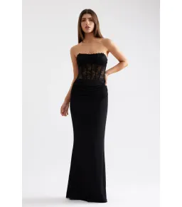 Lexi Alla Dress Black Size AU 6 for rent on The Volte - image 1
