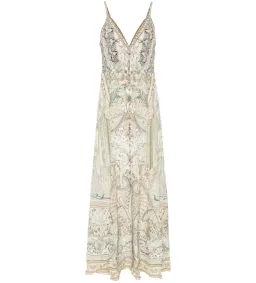Camilla Tower Tales-print Dress	Ivory Size XXL/Au 16 for rent on The Volte - image 2