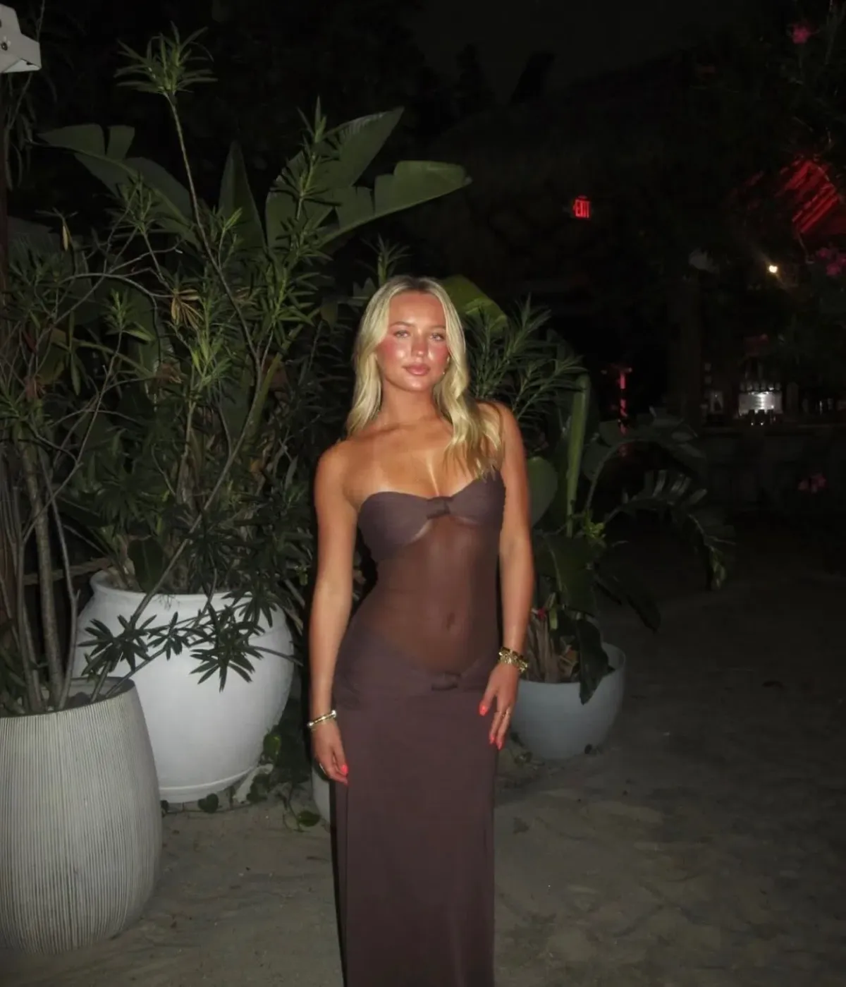 Sasha Therese Amara Maxi Dress  Brown Size M / AU 10 - Image 2