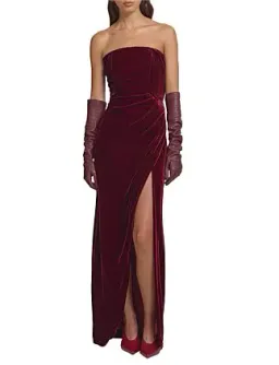 Viktoria & Woods Illustrious Dress in Sangria Size 8  for rent on The Volte - image 2