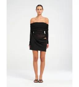 Benni Luca Mini Dress in Black Size 12  for rent on The Volte - image 1