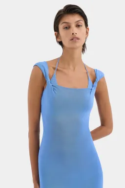 Sir The Label Valejo Halter Dress Blue Size 6 for rent on The Volte - image 1