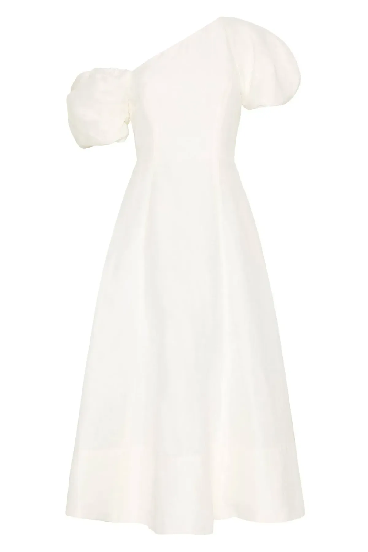 Aje Arista Tulip Sleeve Midi Dress Ivory Size AU 16 - Image 15