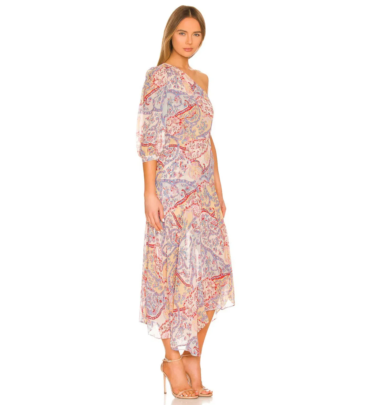 Veronica Beard Kimber Midi Dress Multi Floral Size S / AU 8 - Image 4