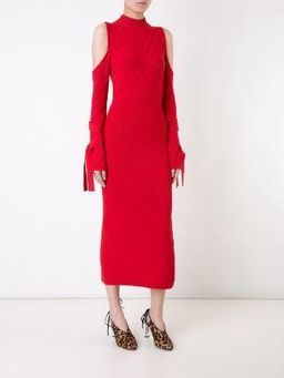 Manning Cartell Primary Vote Midi Dress in Red Size Small for rent on The Volte - image 2