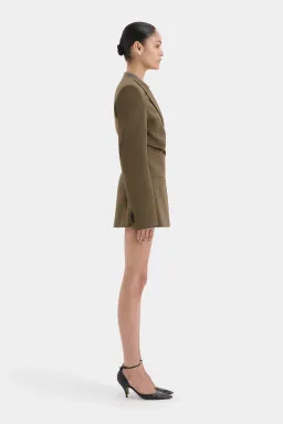 SIR the Label Sartoria Mini Dress Green Size 1 / AU 8 for rent on The Volte - image 2
