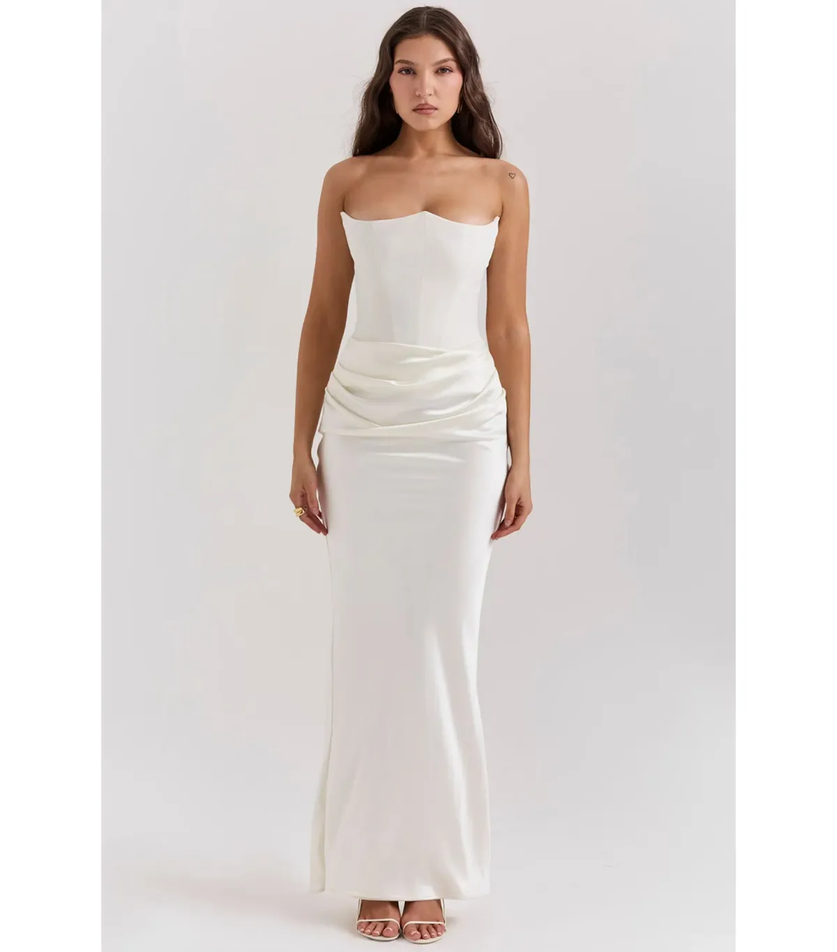 House of CB Persephone Corset Dress Ivory Size AU 10  - Image 1