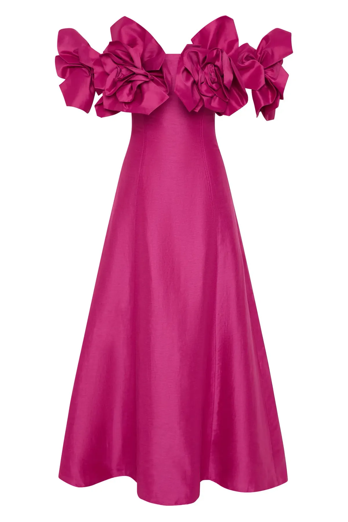 Aje Etta Gown in Magenta Size 12 - Image 4