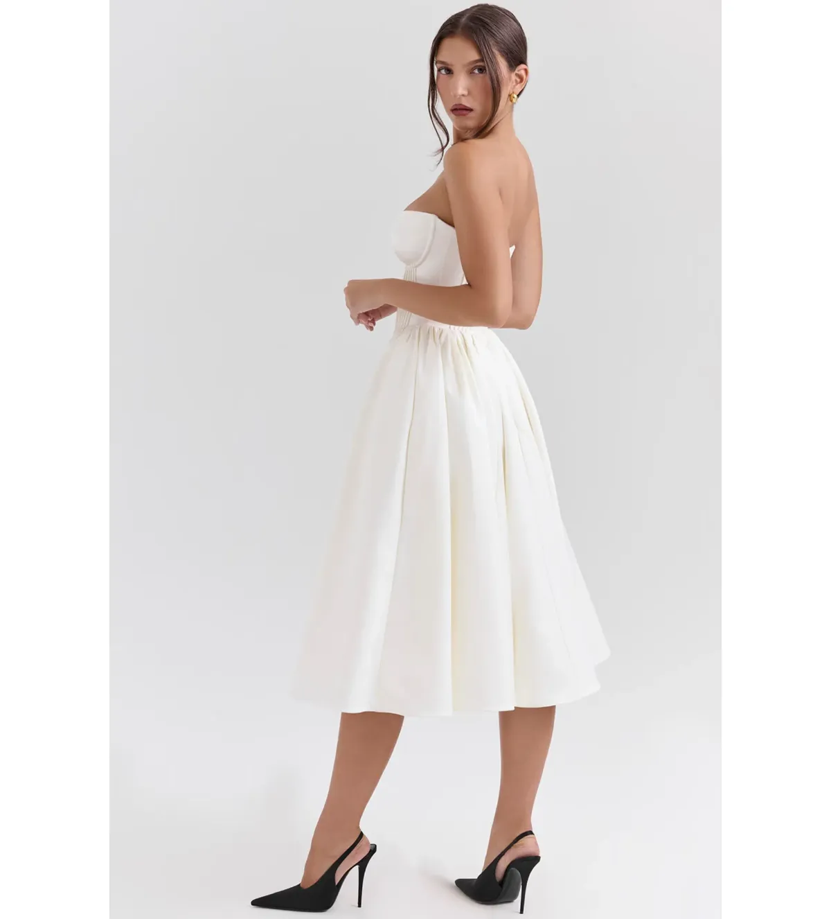 House of CB Coco dress in white size XS/ AU 6 - Image 4