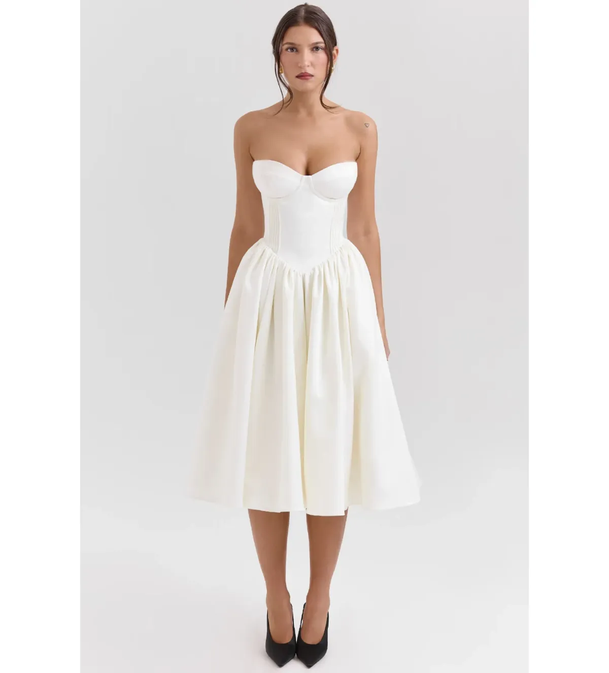 House of CB Coco dress in white size XS/ AU 6 - Image 1