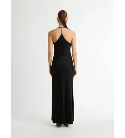 SHEIKE Ivy Draped Maxi Dress in Black Size AU 10 for rent on The Volte - image 2