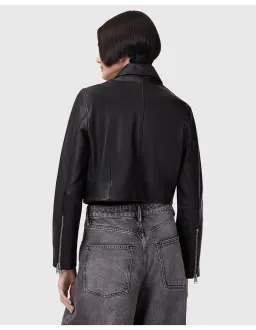 All Saints Alma Jacket Black Size AU 8 for rent on The Volte - image 2