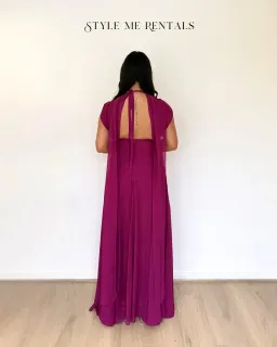 Calia Collection Gia Maxi Dress Fuchsia Size 10 for rent on The Volte - image 5