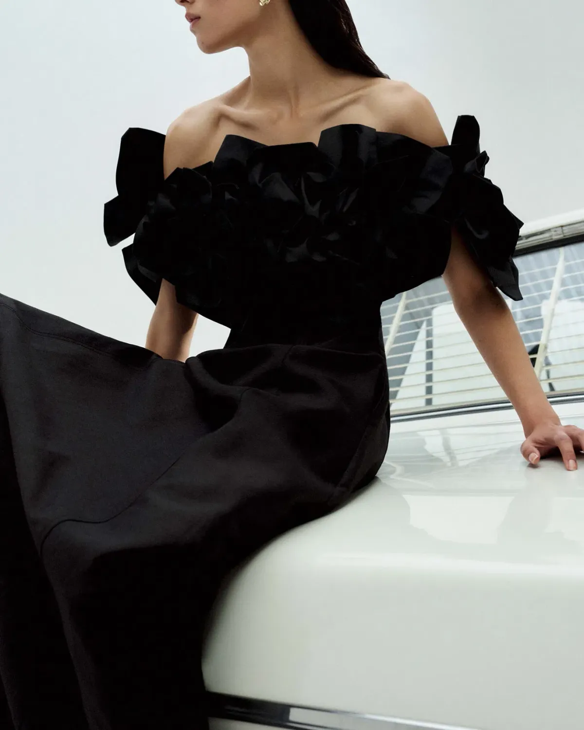 AJE Etta Midi Dress Black Size Au 12 - Image 2