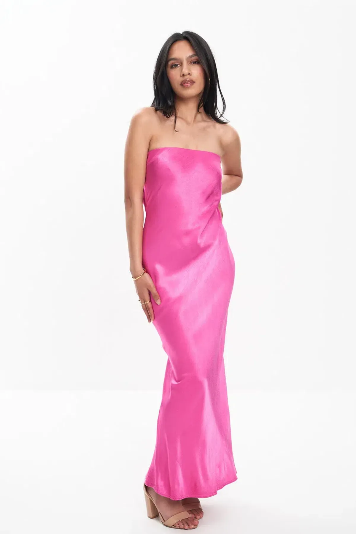 Bec and Bridge Moondance Dress Maxi Deep Pink Size AU 6 - Image 4
