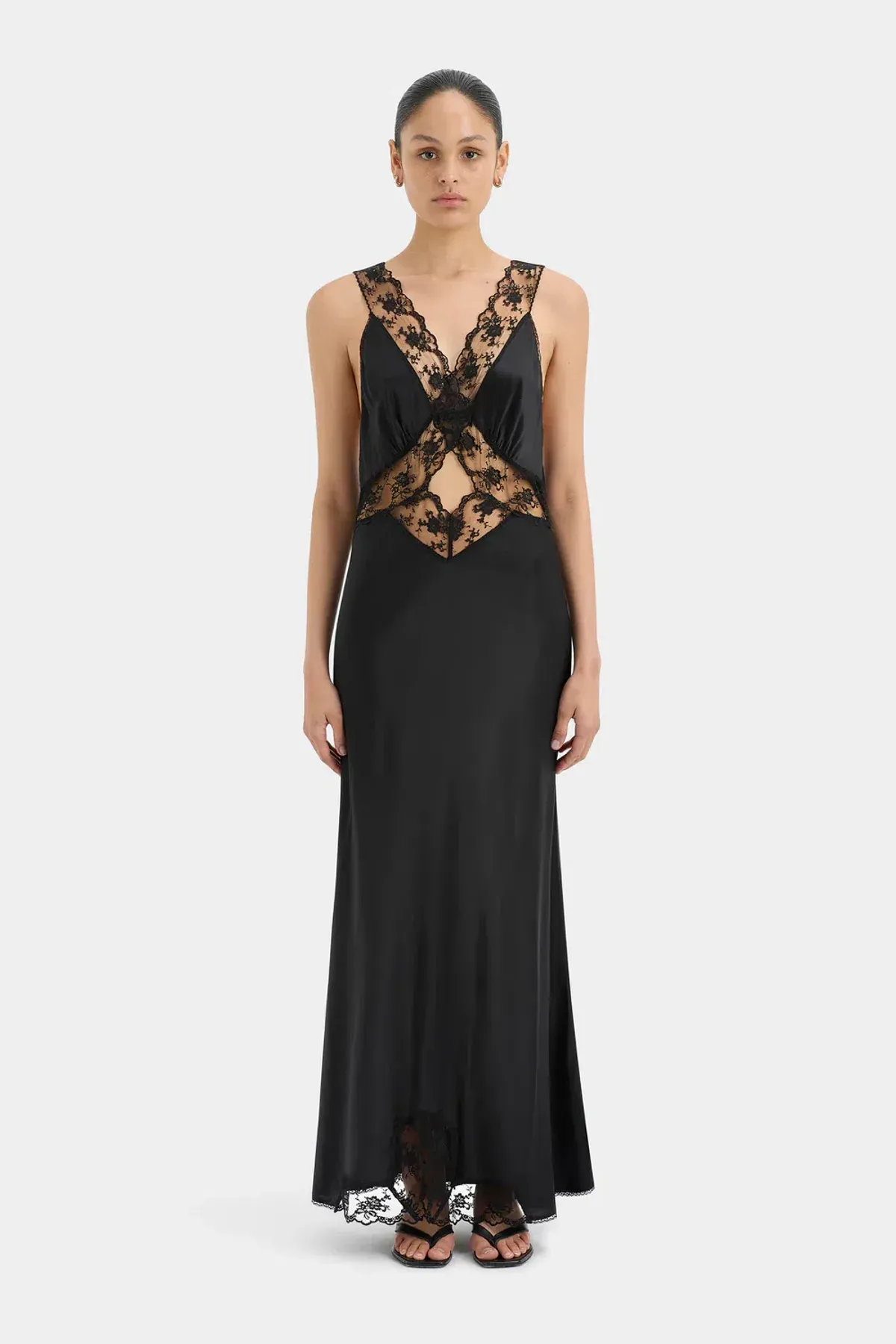 Sir The Label Aries Cut Out Dress Black Size 0 / AU 6 - Image 1