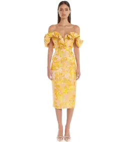 Eliya The Label Brielle Midi Dress Size AU 6 for rent on The Volte - image 1
