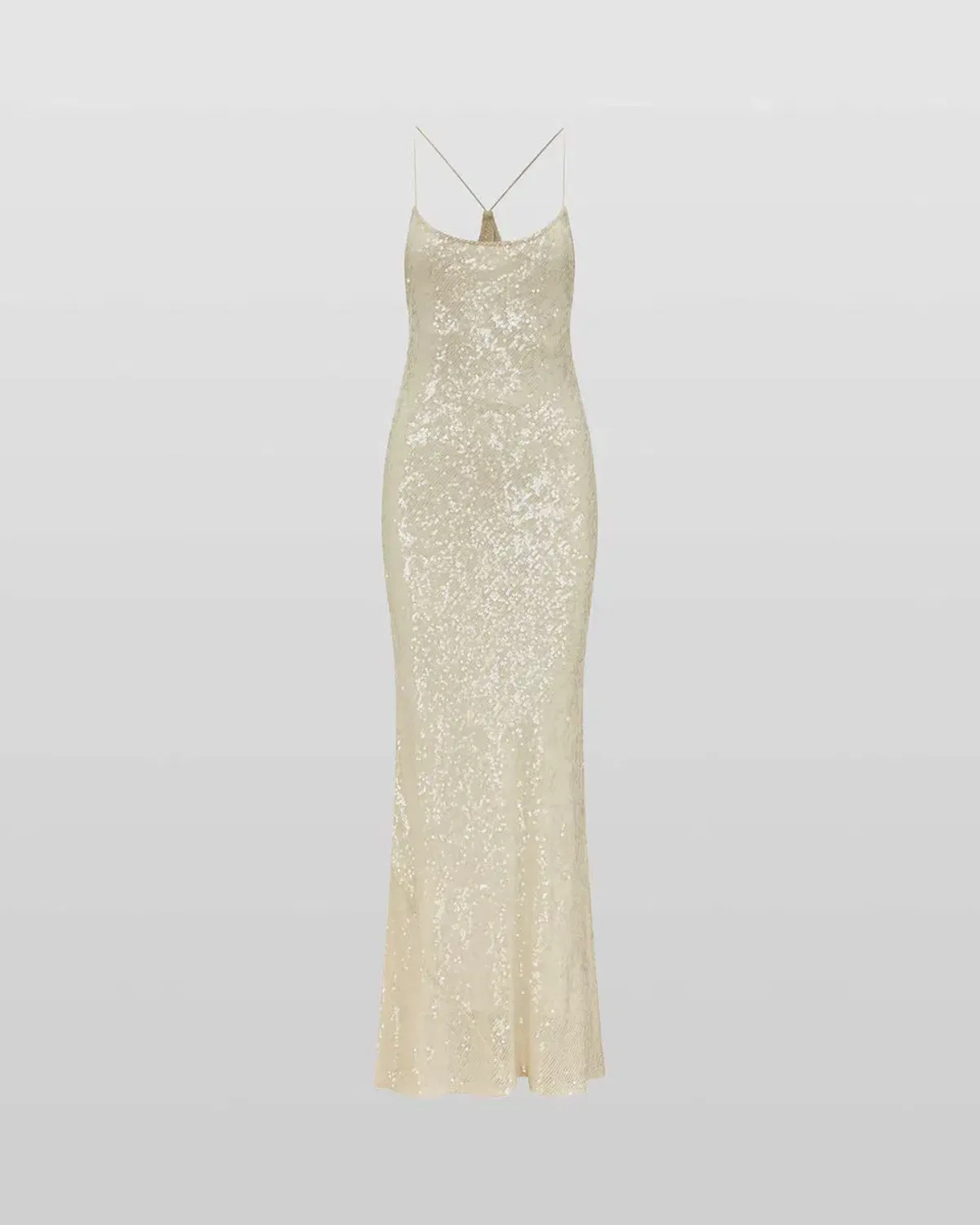 Rat and Boa Olympia Sequin Maxi Dress Gold Size XXS / Size AU 4 - Image 5