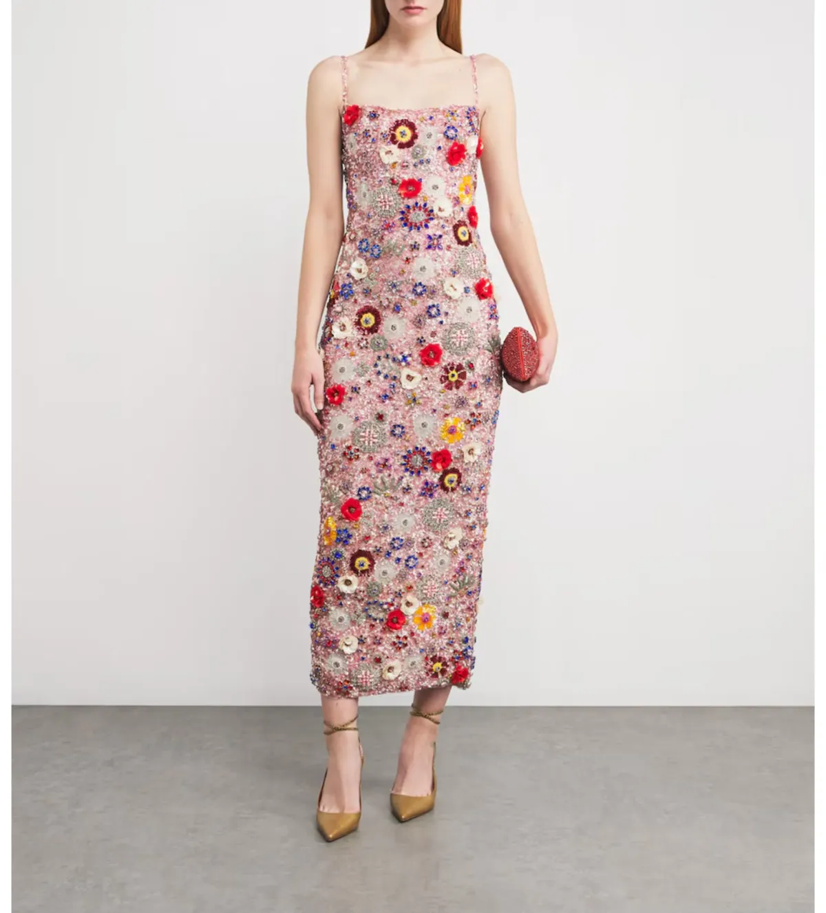 Rachel Gilbert Francesca Gown in Pink Multi Size 0/AU6 - Image 1