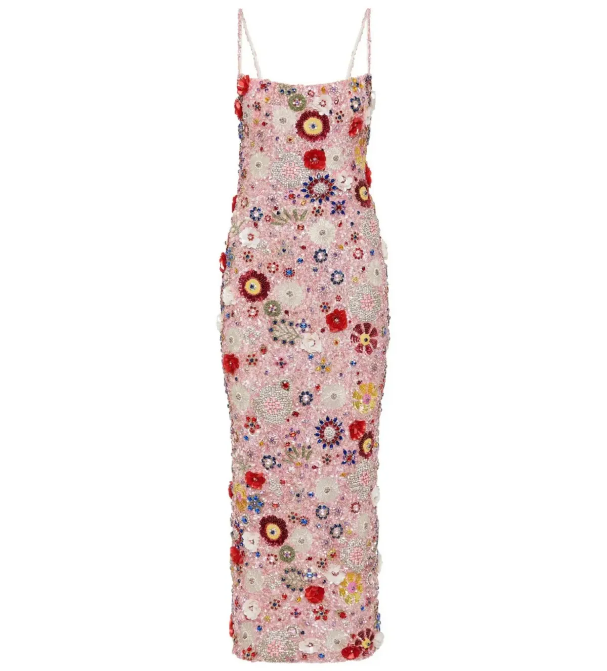 Rachel Gilbert Francesca Gown Pink Multi Size 0 /Au 6 - Image 3