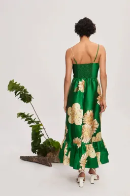 Alemais Sage Midi Dress Green Size 8 for rent on The Volte - image 3