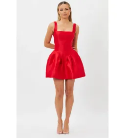 Bianca and Bridgett Alba Mini Dress Red Size 8  for rent on The Volte - image 1