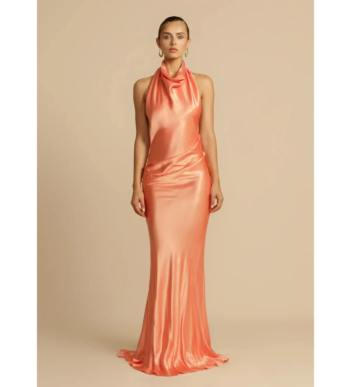 Arcina Ori Gaia Maxi Dress Papaya Size S / Size 8 - Image 1