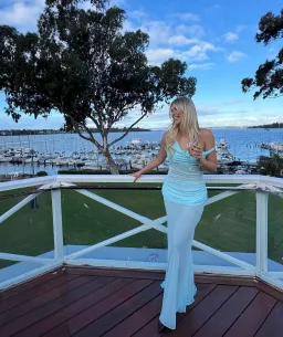 Natalie Rolt Cadence Maxi in Blue Size 0/ AU 6 for rent on The Volte - image 2