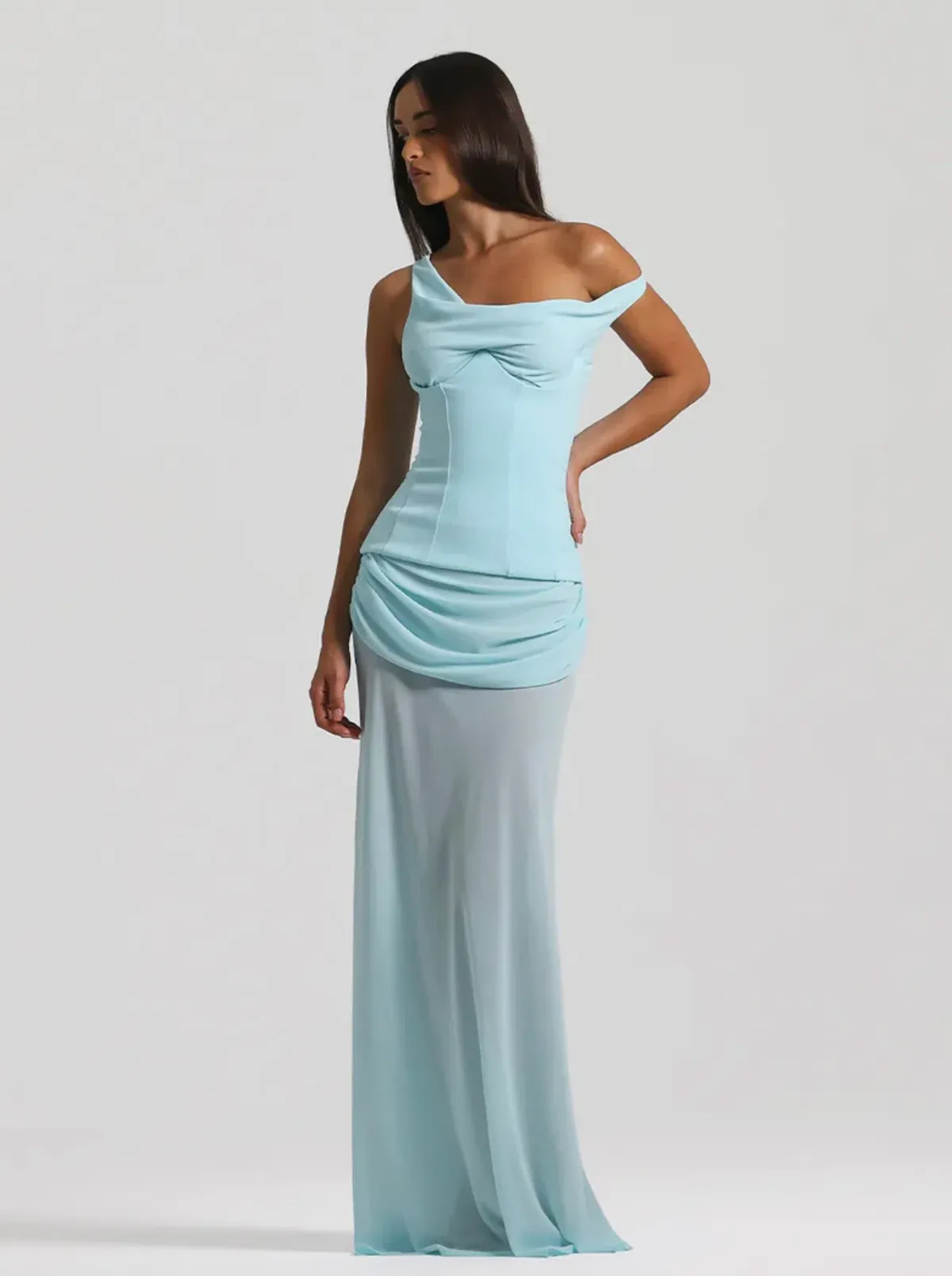 Natalie Rolt Cadence Gown in Blue Size 2/ AU 10 - Image 1
