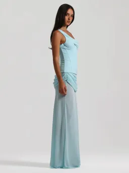 Natalie Rolt Cadence Gown in Blue Size 2/ AU 10 for rent on The Volte - image 2